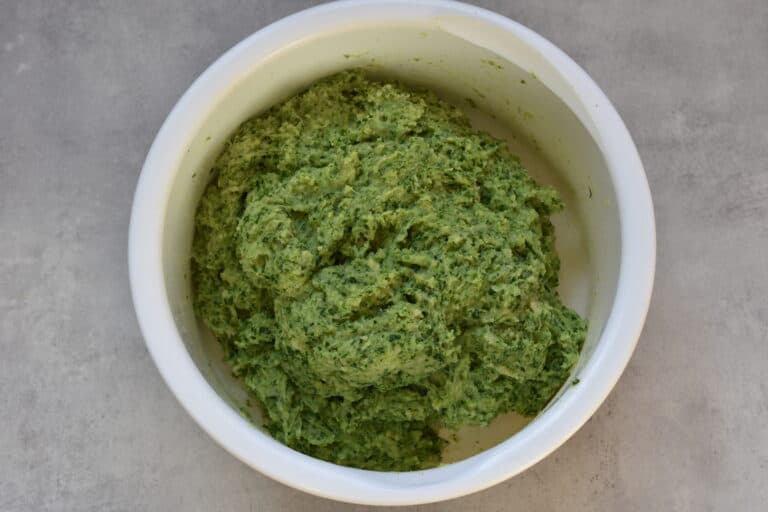 Wild garlic gnocchi dough