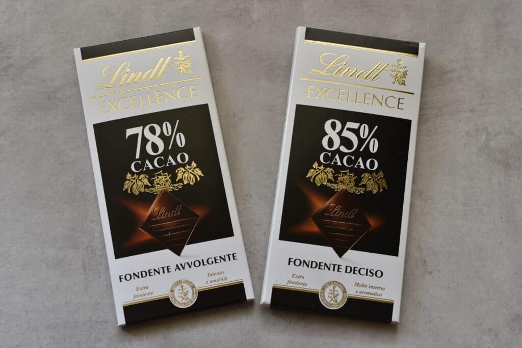 Lindt Excellence dark chocolate