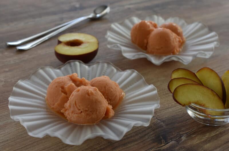 Peach sorbet