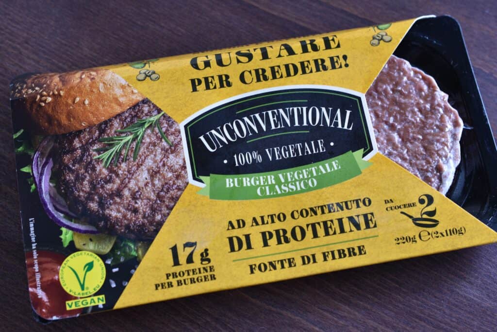 Unconventional Burger Vegetale Classico.